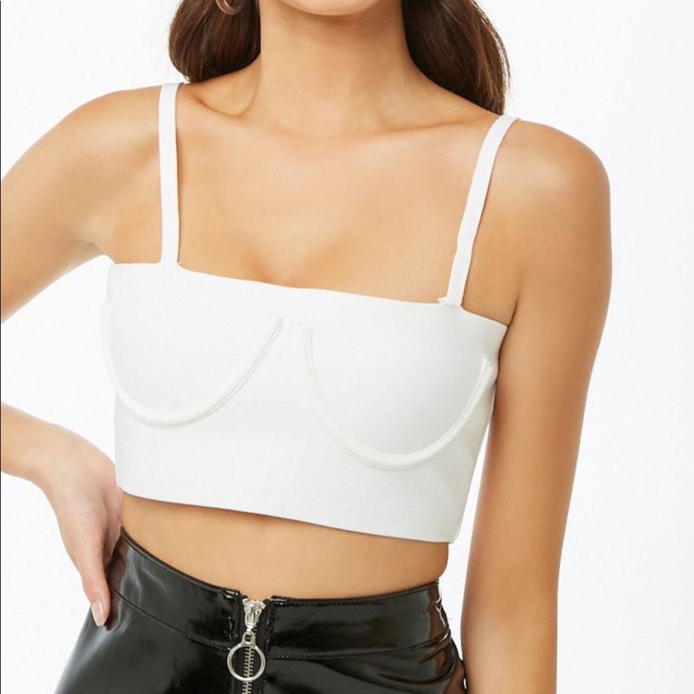 Underwire crop top NWT